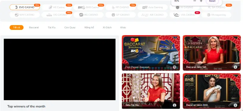 BK8 miễn trừ trách nhiệm về dịch vụ gián đoạn