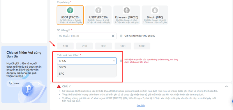Chọn kênh giao dịch tiền mã hóa tại BK8