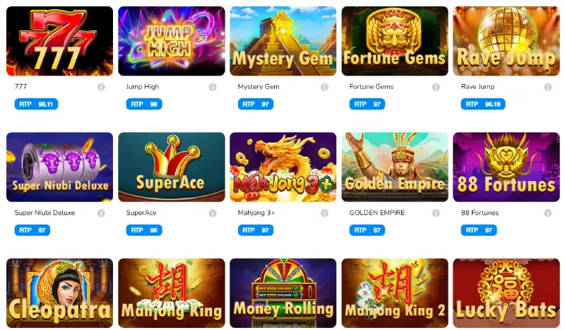 Nhiều game slot hay tại BK8