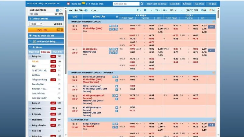 Tham gia cá cược kèo thể thao nhanh chóng tại BK8
